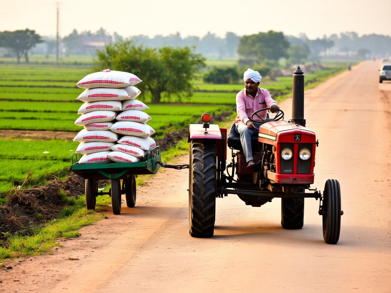 Transport tractor trolley service